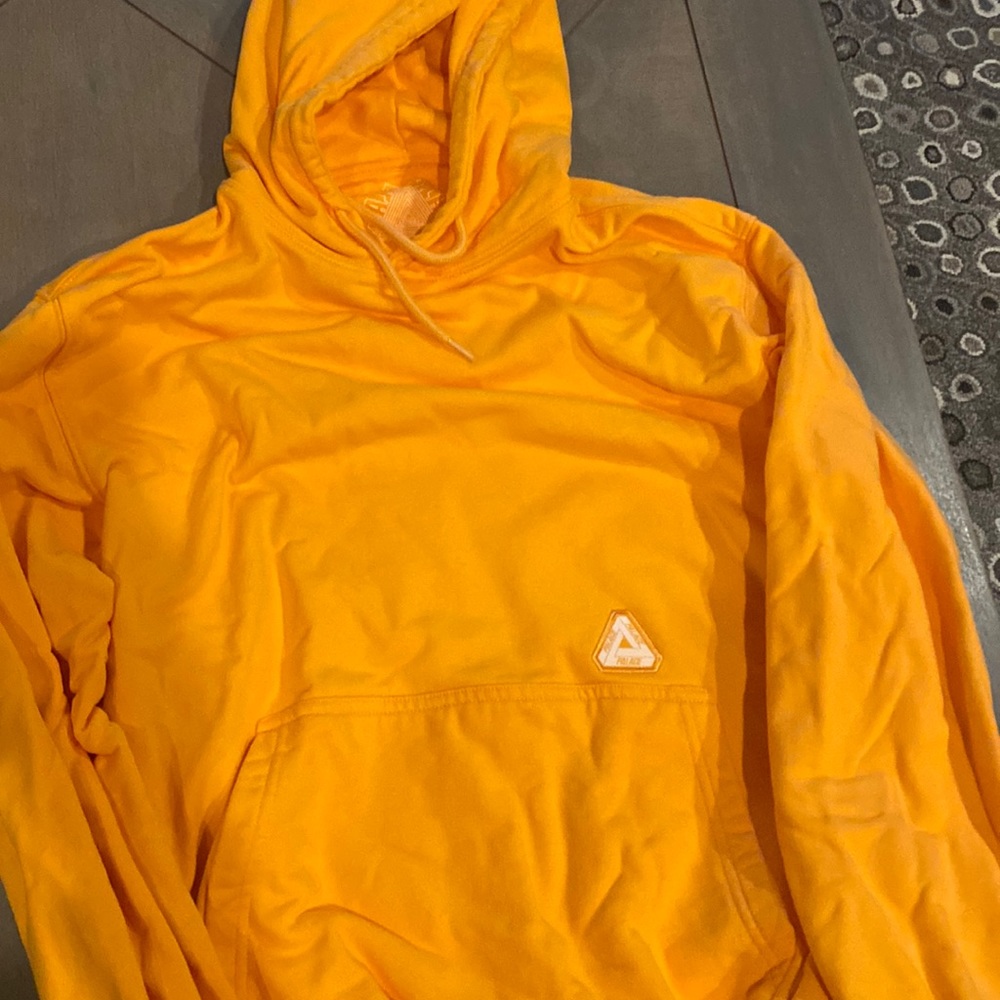 Palace orange hoodie